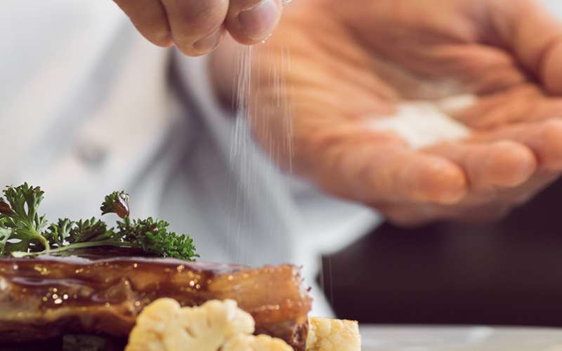 Fornitura sale marino per industria alimentare