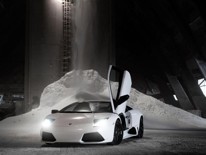 Le Saline di Volterra set fotografico per Lamborghini Murciélago