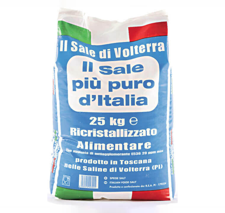 Sale Pastiglie per addolcitore acqua Ricristallizzato Salina Kg 25